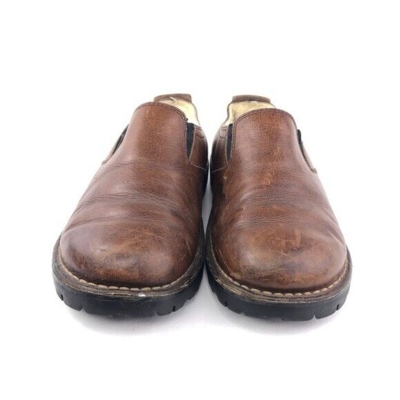 UGG Australia Brown Leather Slip-on Loafers 8 main image 13